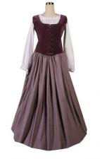 Ladies Medieval Tudor Serving Wench Costume Size 16 - 18